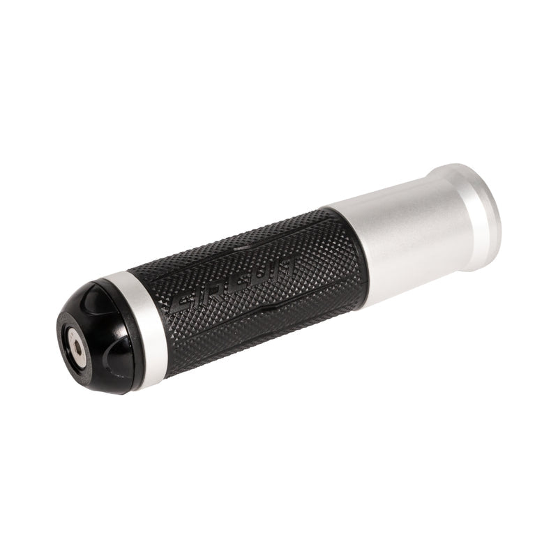 Silverstone Handgrips with Anodized Silver Color Ring