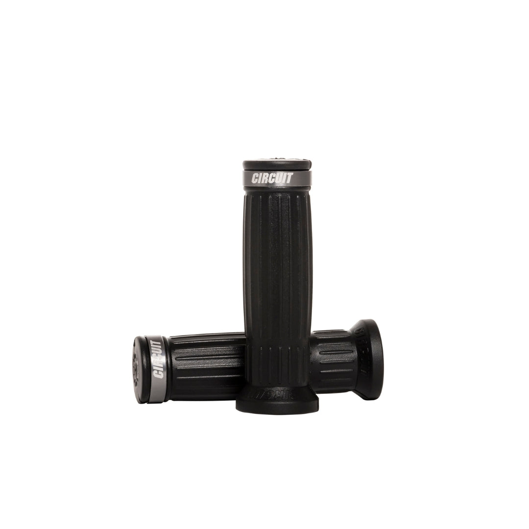 Classic Handgrips with Anodized Titanium Color Ring