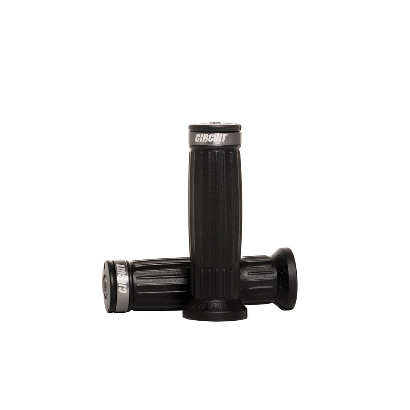 Classic Handgrips with Anodized Titanium Color Ring