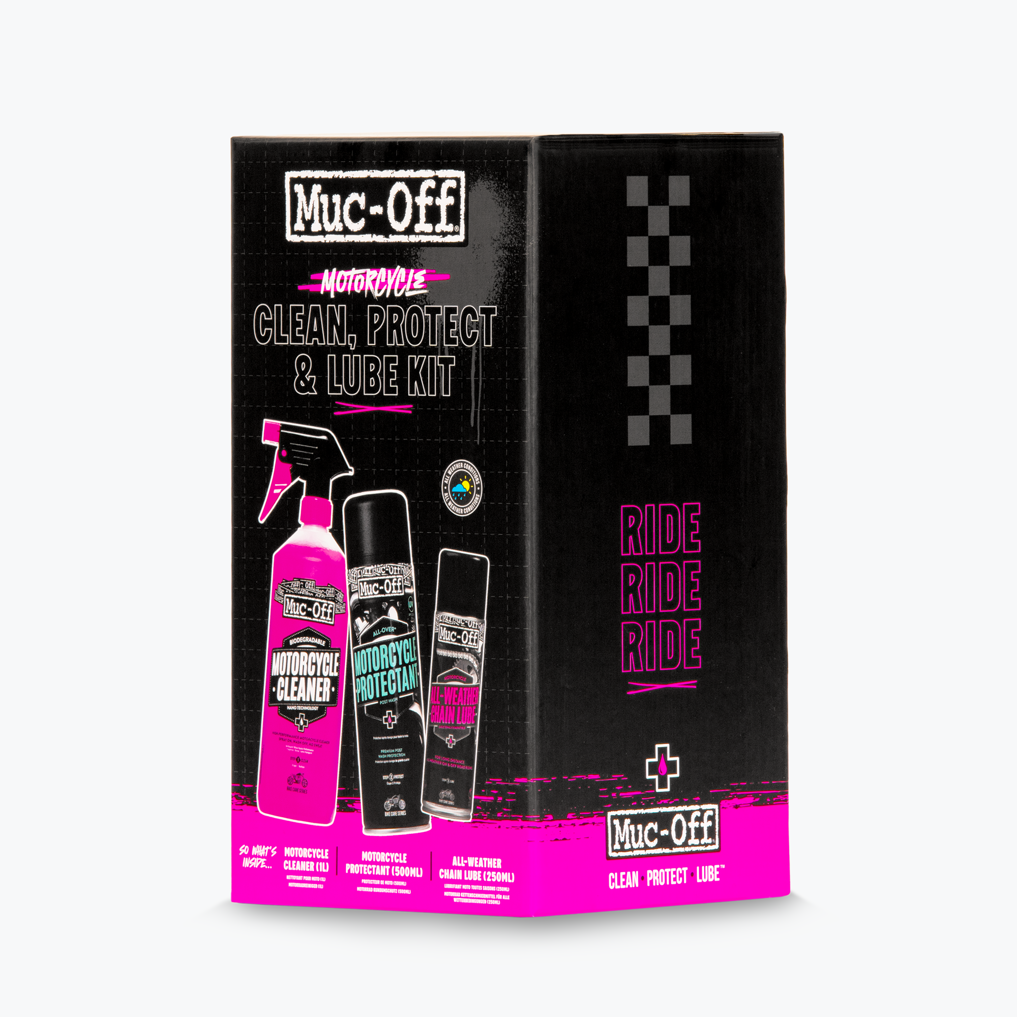 Motorcycle Clean Protect Lube Kit
