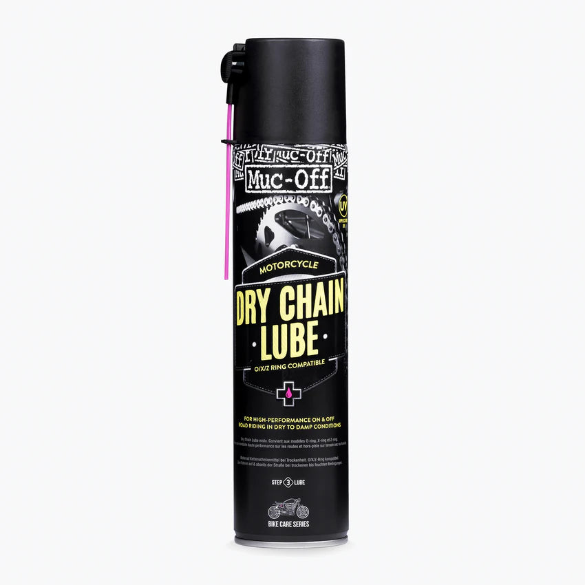 Lubricante de Cadena Seco para Moto (400ml) | Muc-Off