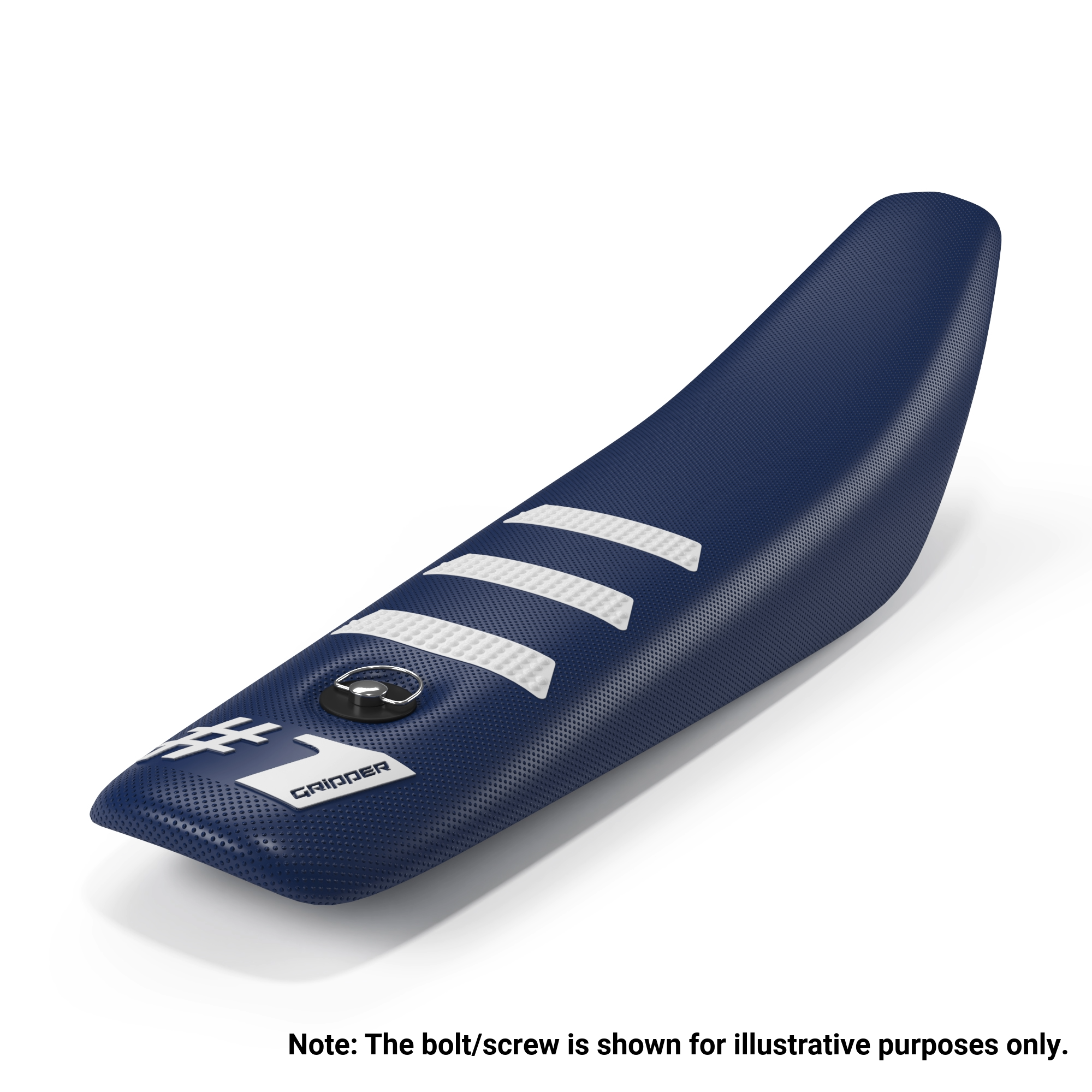 LIGHT RIB MINI Seat Cover - Dark Blue/White