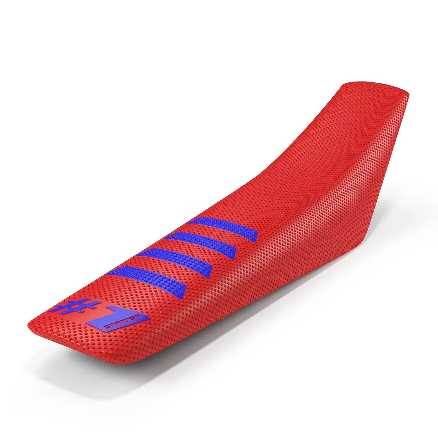 RIBBED Seat Cover - Red/Blue