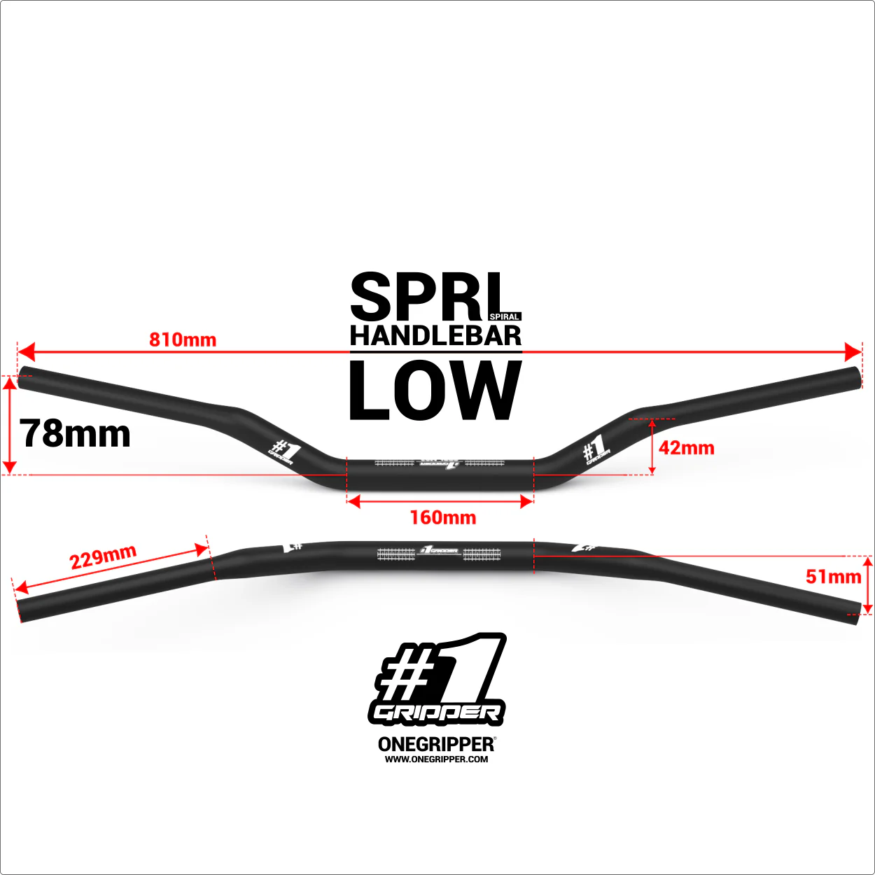 Manillar SPRL de Fibra de Carbono - One Gripper