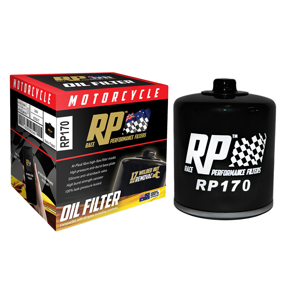Race Performance Motorcycle Oil Filter - RP170