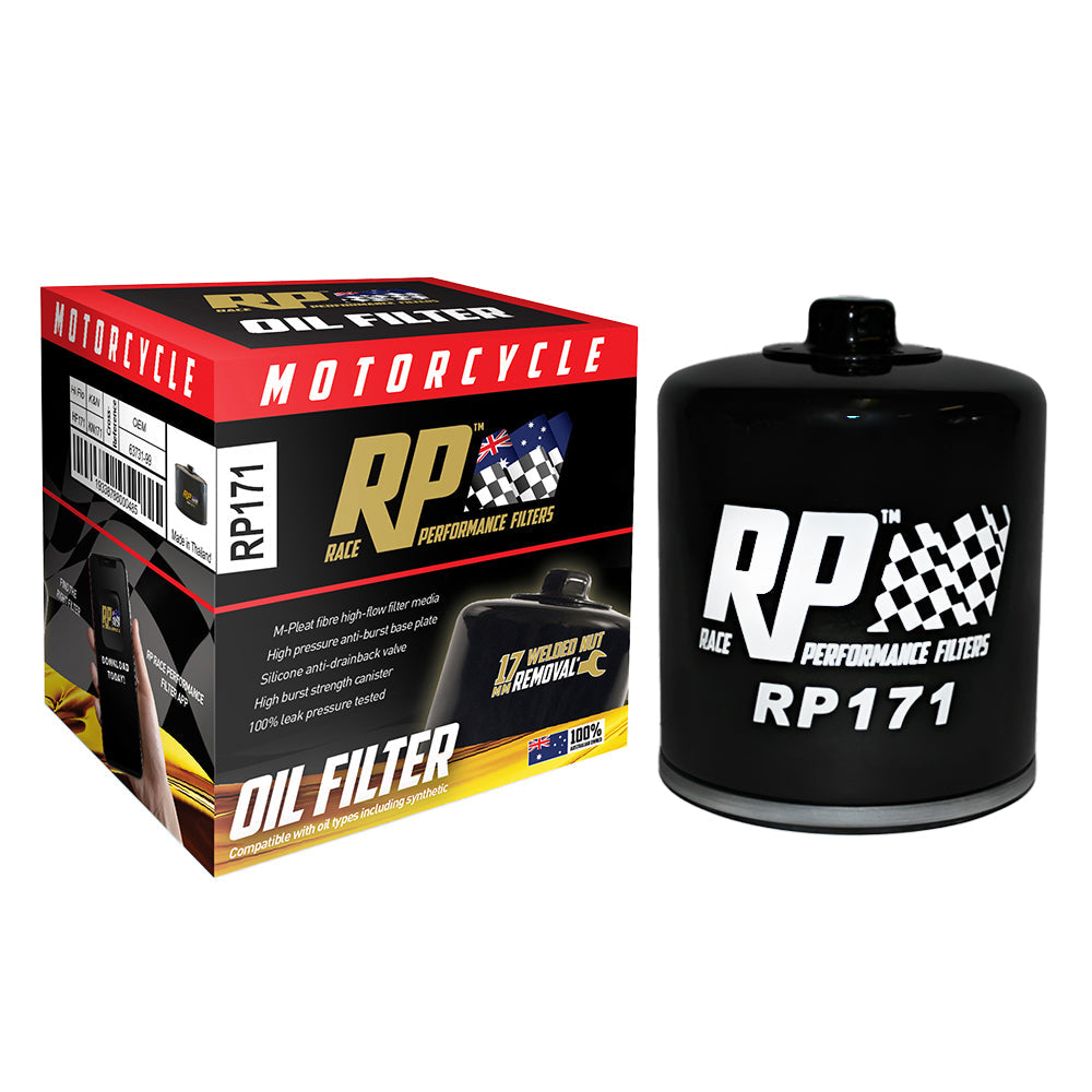 Race Performance Motorcycle Oil Filter - RP171