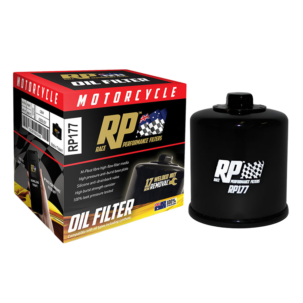 Race Performance Motorcycle Oil Filter - RP177