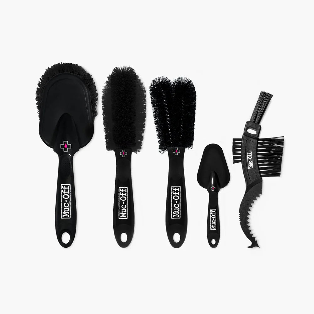Kit 5 Brochas Premium para Limpieza de Moto | Muc-Off
