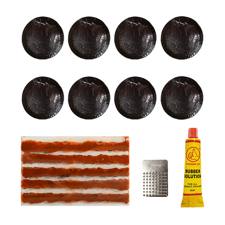 Kit de reparación tubeless para Moto/ATV – Parche y sellado de fugas en el neumático