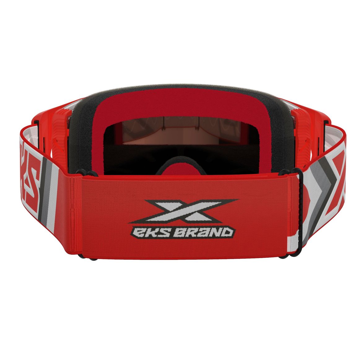 EKS LUCID GOGGLE RACE RED - RED MIRROR LENS