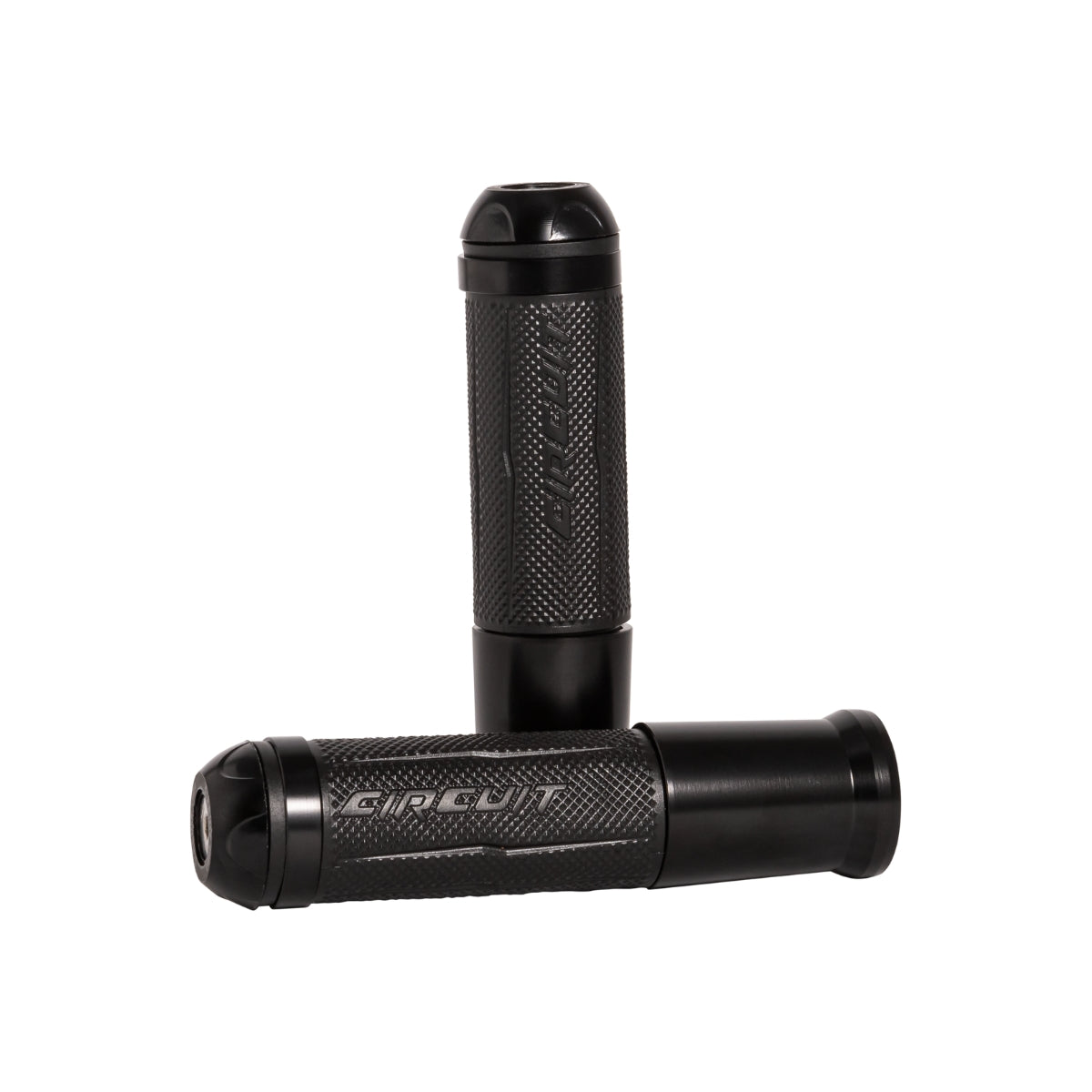 Silverstone Handgrips with Anodized Silver Color Ring