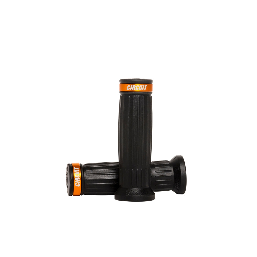 Classic Handgrips with Anodized Golden Color Ring