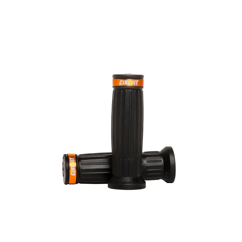 Classic Handgrips with Anodized Golden Color Ring