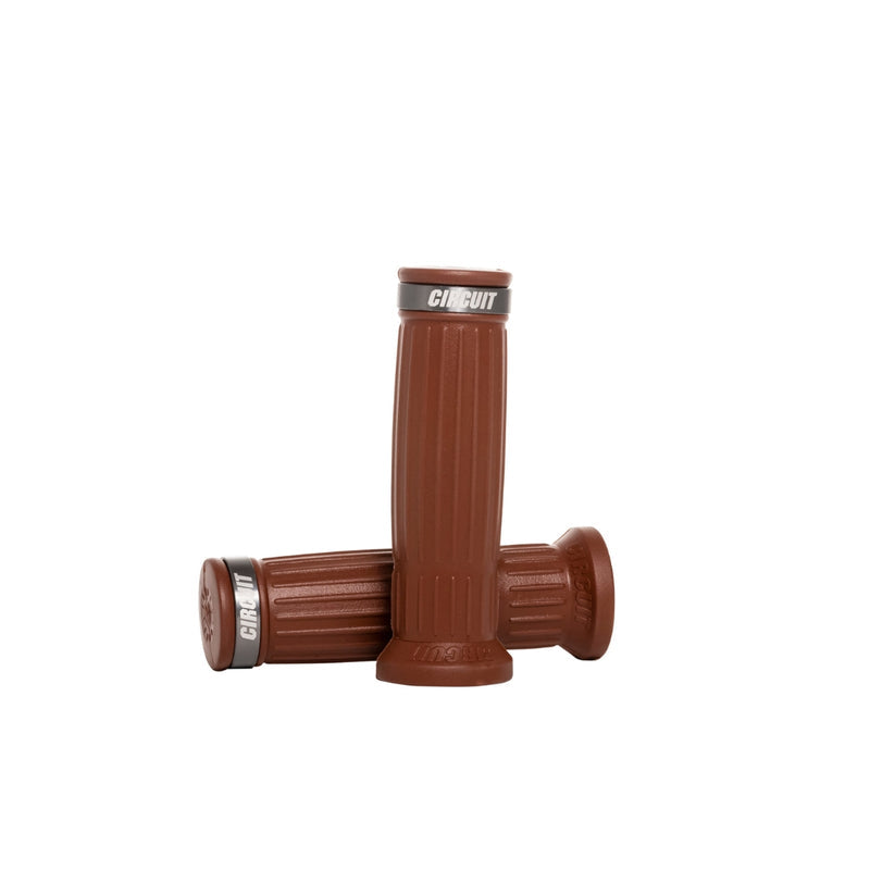 Classic Handgrips with Anodized Titanium Color Ring