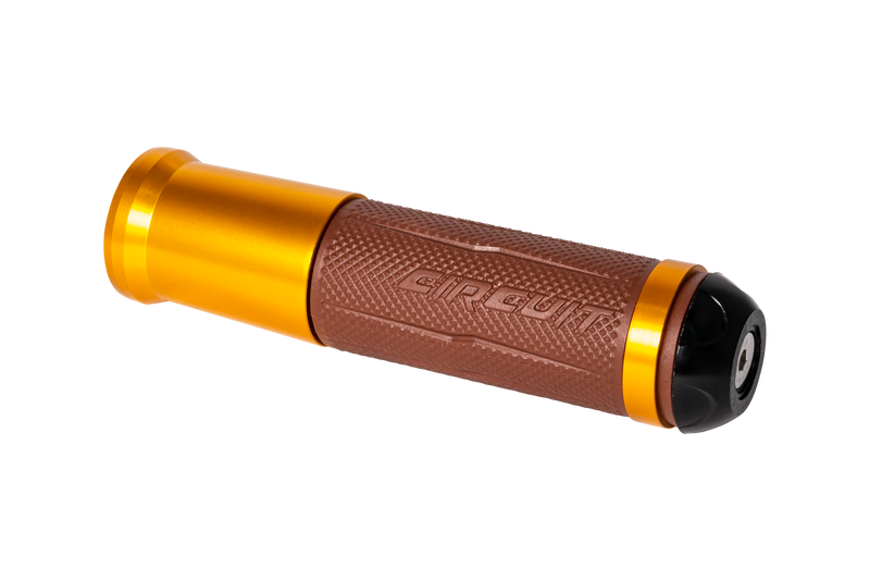 Silverstone Handgrips with Anodized Golden Color Ring