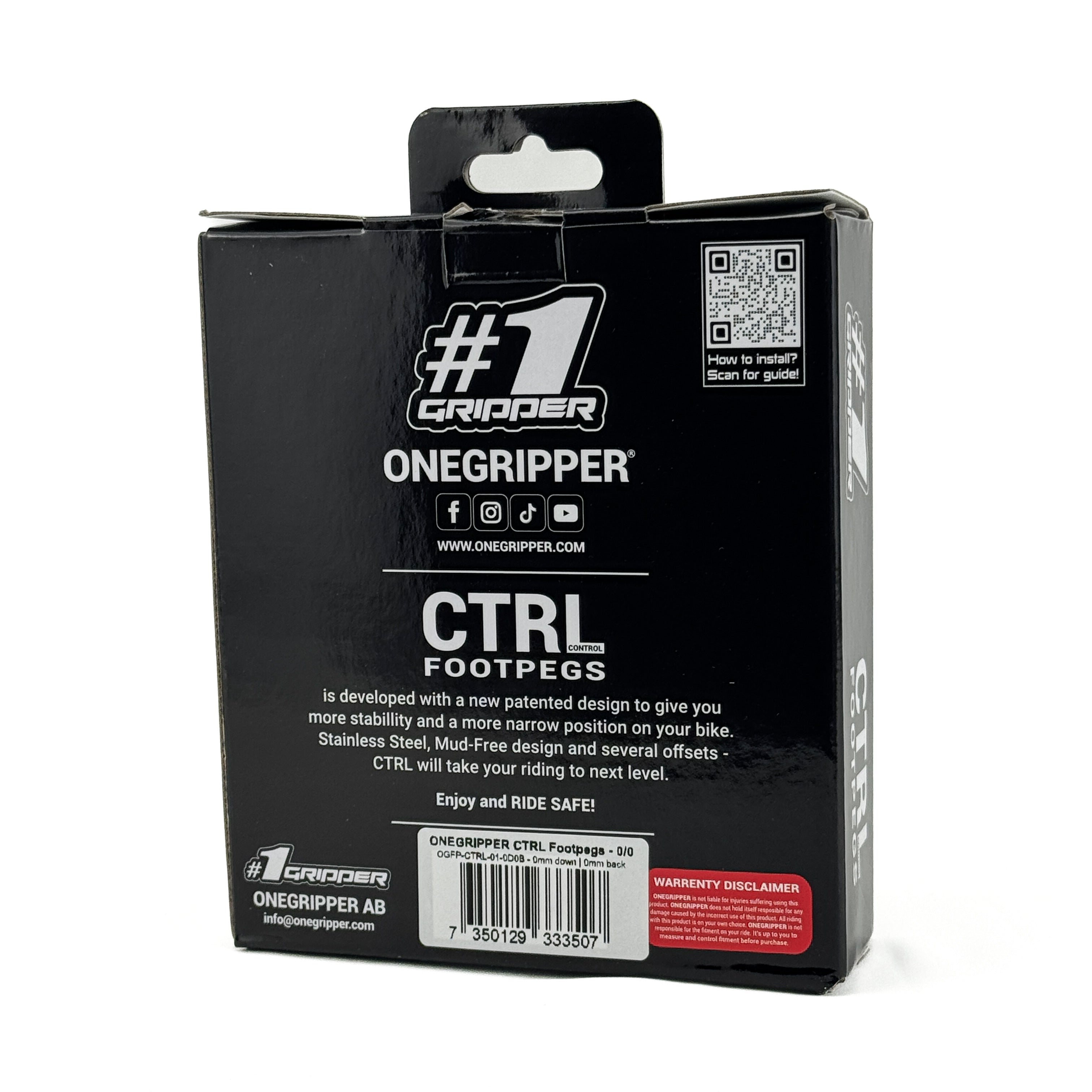 CTRL Footpegs - KTM/HQV/GG