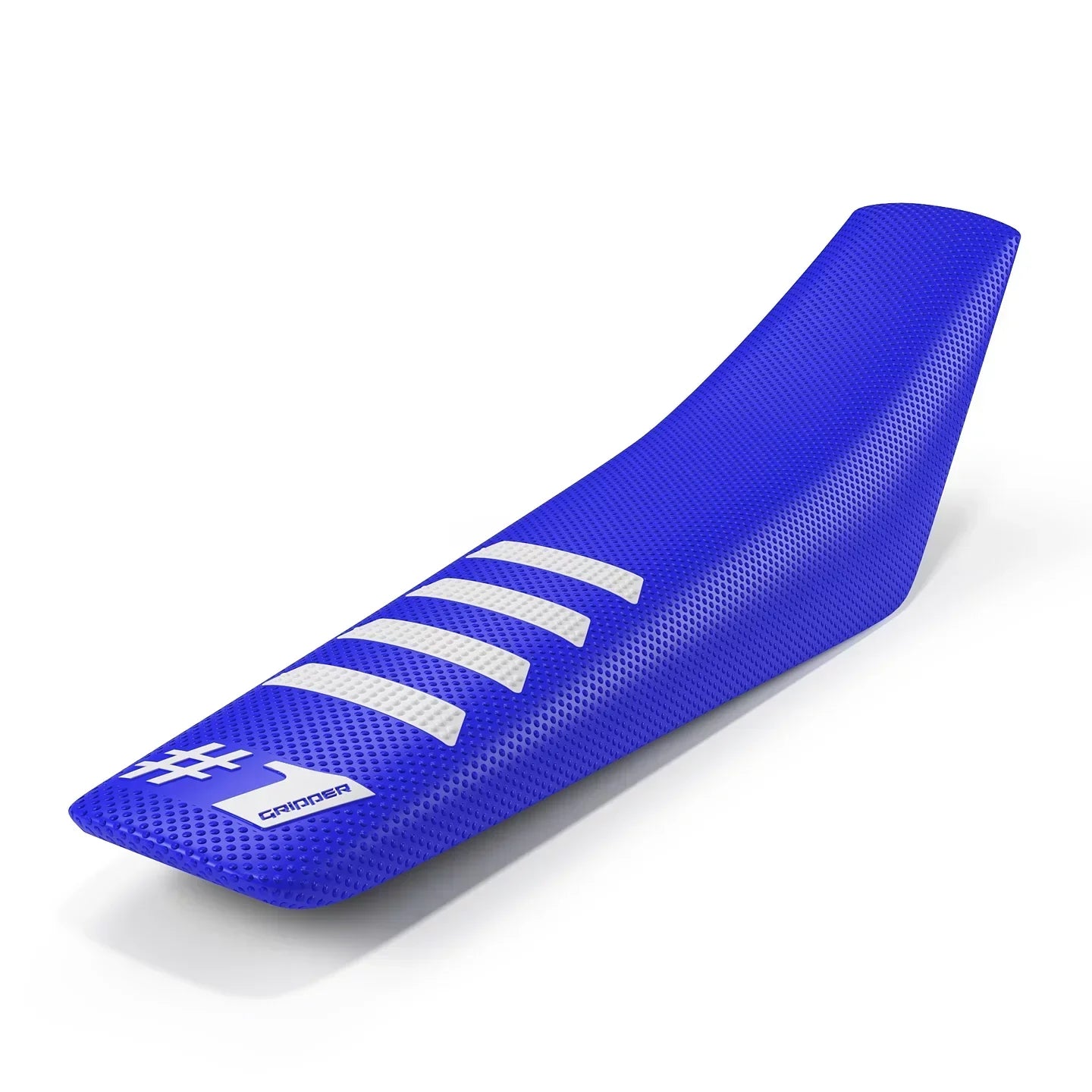 RIBBED Seat Cover - Blue/White