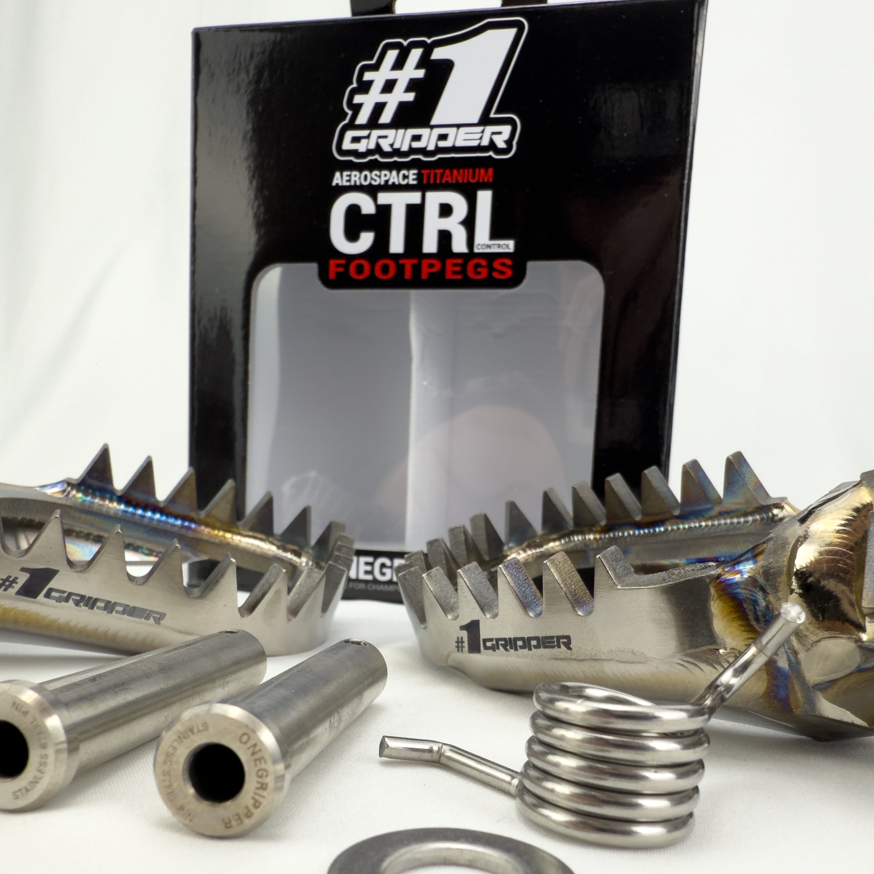 Ti-CTRL Footpegs - Mud-Free - KTM/HQV/GG/Beta