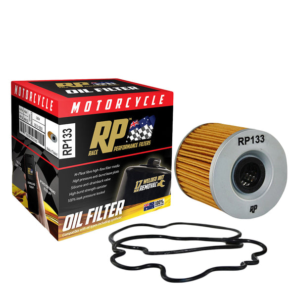 Race Performance Motorcycle Oil Filter - RP133