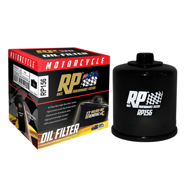 Race Performance Motorcycle Oil Filter - RP156