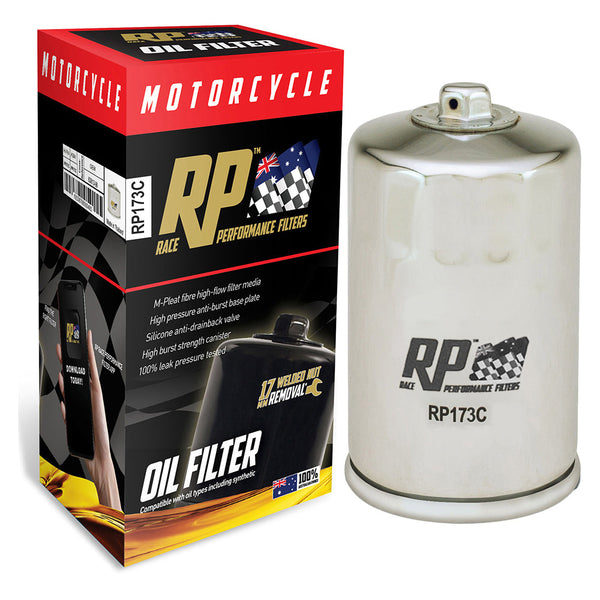 Race Performance Motorcycle Oil Filter - RP173C