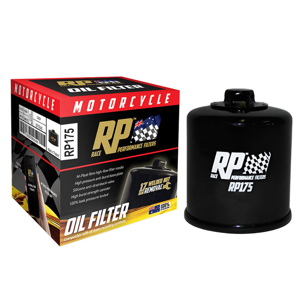 Race Performance Motorcycle Oil Filter - RP175