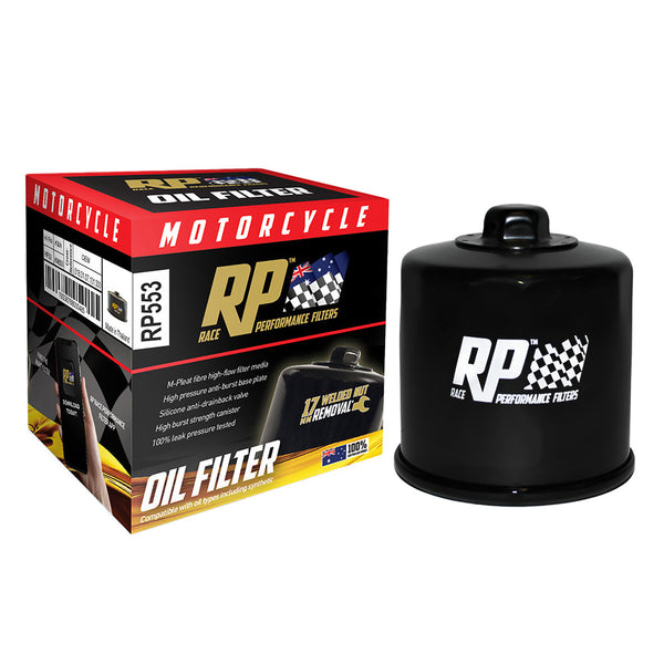 Race Performance Motorcycle Oil Filter - RP553