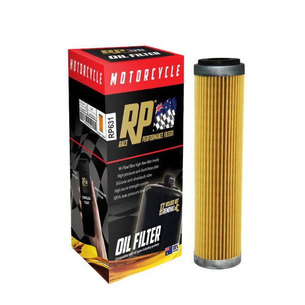 Race Performance Motorcycle Oil Filter - RP631
