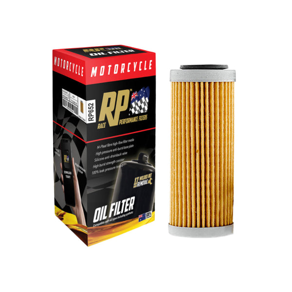 Race Performance Motorcycle Oil Filter - RP652