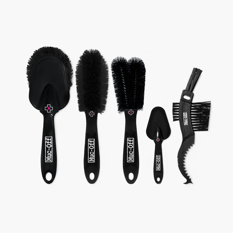 Kit 5 Brochas Premium para Limpieza de Moto | Muc-Off